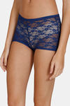 Zivame Low Rise Full Coverage Boyshorts- Blue Depth — thumbnail 4
